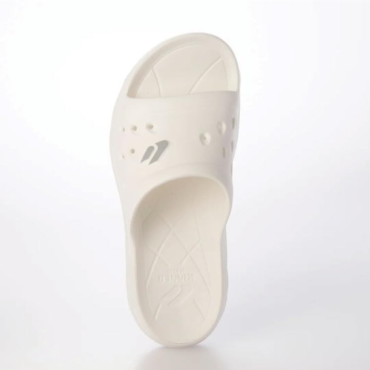 Kinner Recovery Thick One Mile Sports More Comfortable Than Barefoot [KINNER] Sandals, Lightweight, Sole, Clock, Sandals, RSK-3001, (WHITE, 25.0 cm)