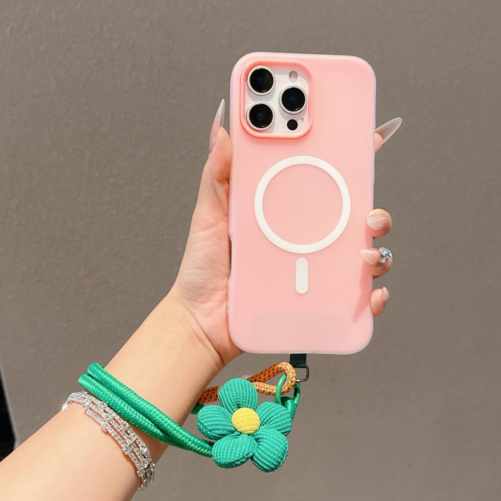 Fashionable Flower Mobile Phone Universal Lanyard, Wrist Short Lanyard, Multi-Functional Wrist Lanyard, Anti-Loss Ppendant