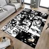 Tapis Collage Billie Eilish Pour Salle de Jeu Chambre Salon Canapé Décoration Maison Tapis de Jeu pour Enfants Tapis de Sol Antidérapant