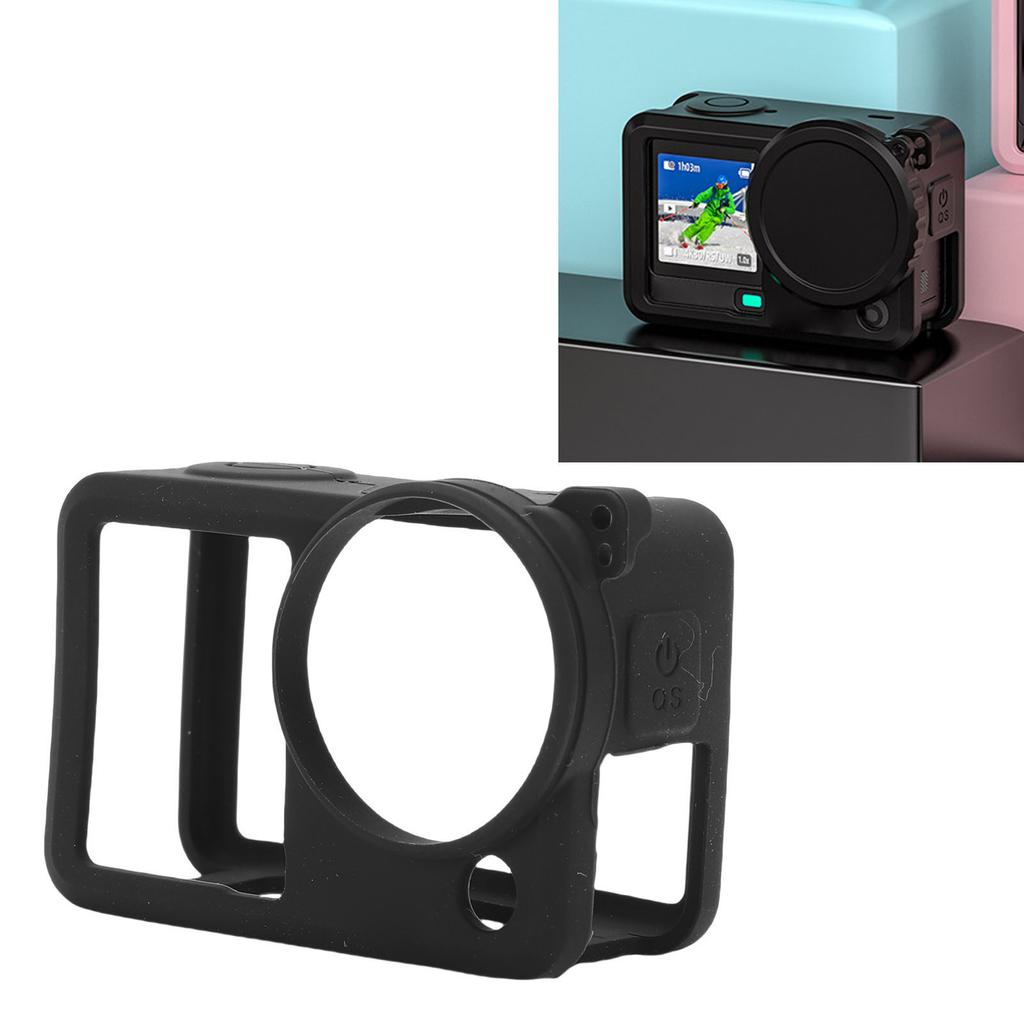 Silicone Protective Case Fit for ACTION 6 Camera Lens   Cover Anti Scratch Shockproof Resists Fingerprint with Lanyard