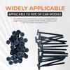 Heavy Duty Plastic Push Pin Fasteners For Car Underbody Protection, Universal Rivet Clips For Mud Guard And Trunk Panel, Durable Retainer Set