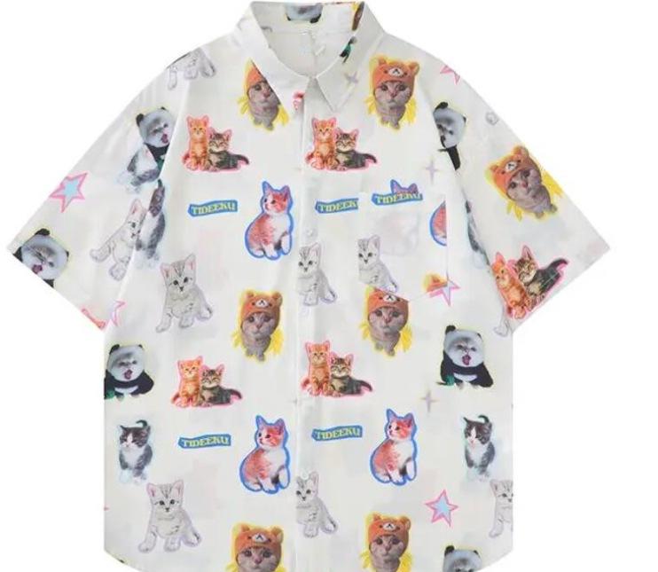 Women's Shirt Animal Pattern Casual and Comfortable Beach Shirt T-shirt