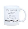 Rottweiler -Kubek Ze Zdjęciem I Napisem Geometryczny Pies Art-Dog