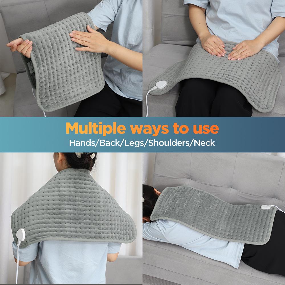 Electric Heating Cushion: Winter Warmth Blanket with 10-Speed Temperature Control for Office and Home.