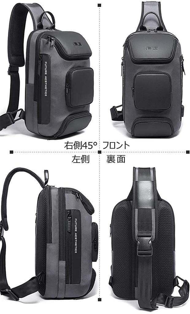 YESLAU Large Capacity Waterproof Shoulder Bag for Perfect for and Features USB iPad and More Men, Commuting, Travel, More, Port, Storage,