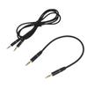 2.5mm Audio Cable Male To Male 2.5mm To 2.5mm Subminiature Stereo Headset Headphone Gold Plated Connector Wire Cord