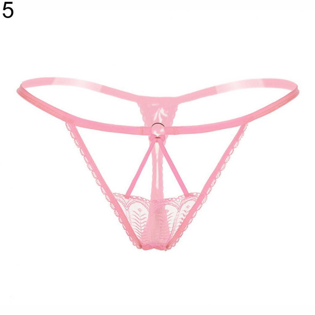 Yousheng Sexy Lace Strap G-String Hollow Out Elastic Thong Underwear Female's Love Toy