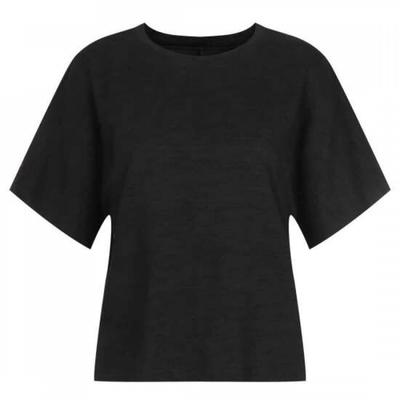 Shop DomeSTic Women S Round Neck Modal Small STiTch ShorT Sleeve T ShirT Dai wSh 21215 Black