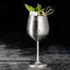Metal Wine Goblet Stainless Steel Elegant High Hardness Widely Used Metal Wine Glass for Party Wedding Banquet