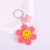 Portachiavi Ciondolo Fiore Sorridente in Acrilico Accessori Decorazione Borsa Giapponese e Coreana Portachiavi