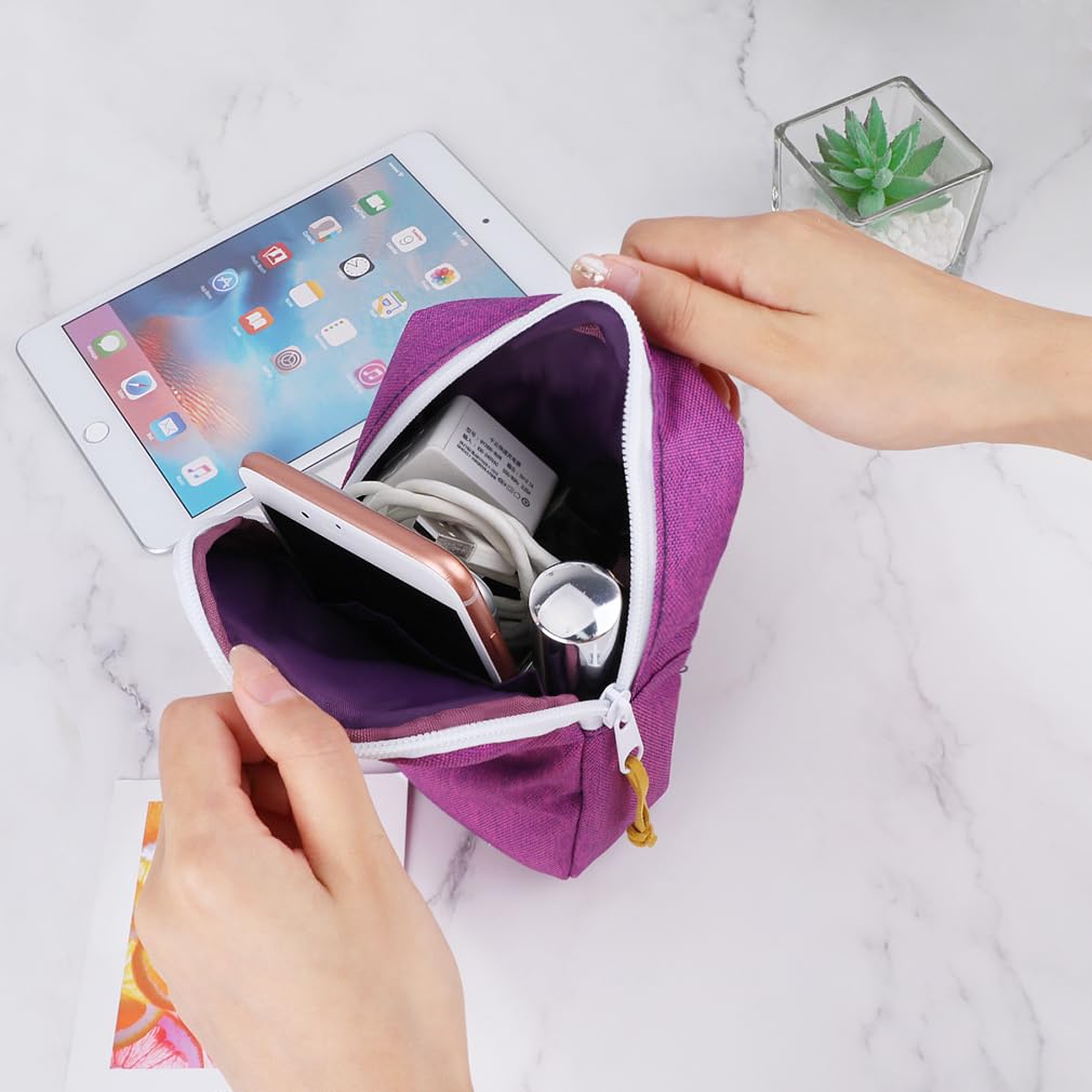 iSuperb AC Adapter Digital device storage PC peripheral mobile accessory cable and mouse mobile gadget gadget 7 colors available Pouch, Purple. case,