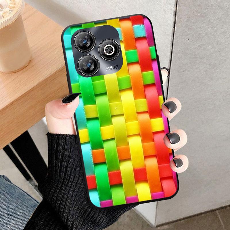 Für ZTE BLADE A75 4G Hülle Coque Luxus Stoßfest Weiches TPU Silikon Handyhülle Für ZTE BLADEA75 Fundas Capa Modehülle