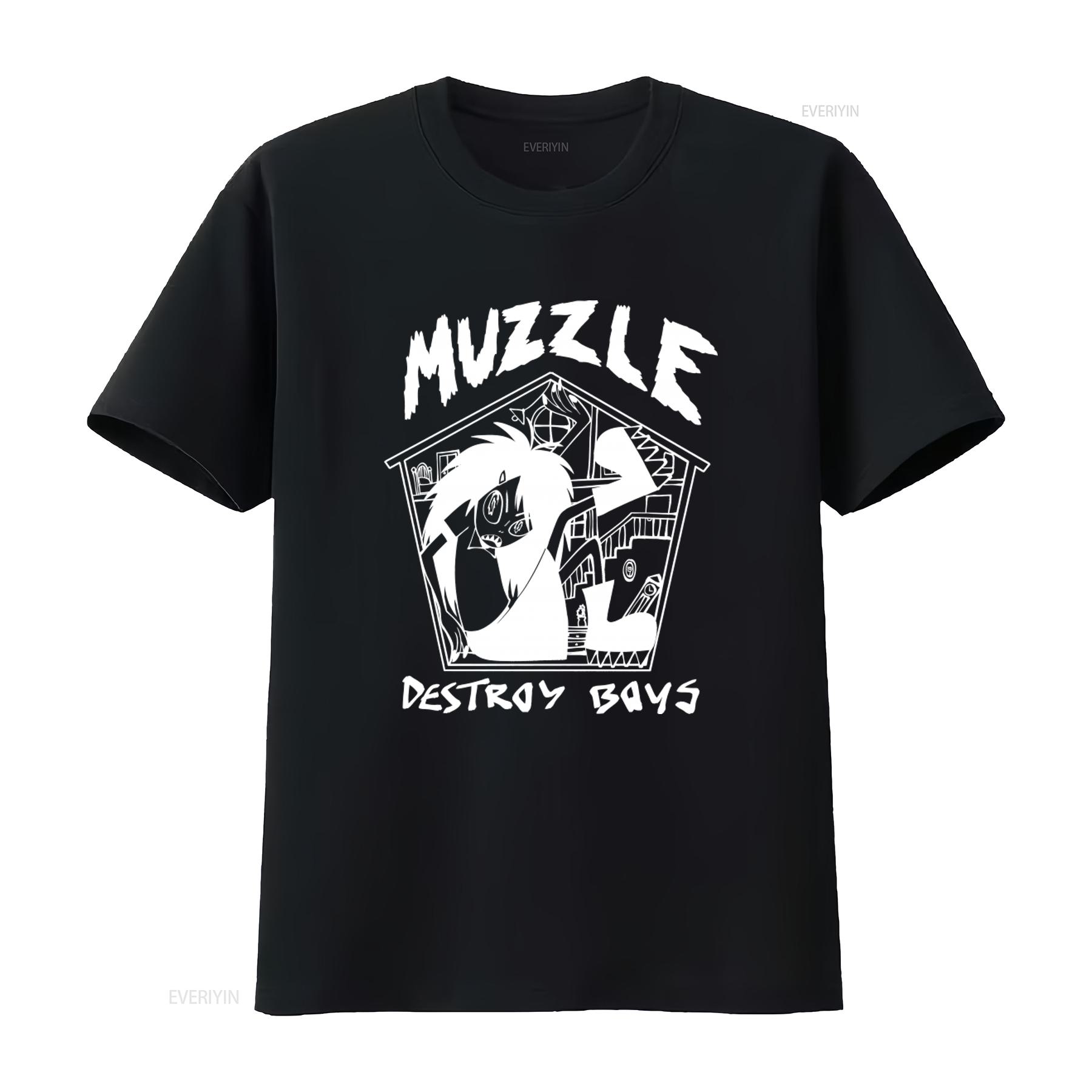 

Destroy Boys Punk Style T Shirt Muzzle Alexia Roditis Violet Mayugba Print vintage Washed Breathable Soft Stretched homme 4XL