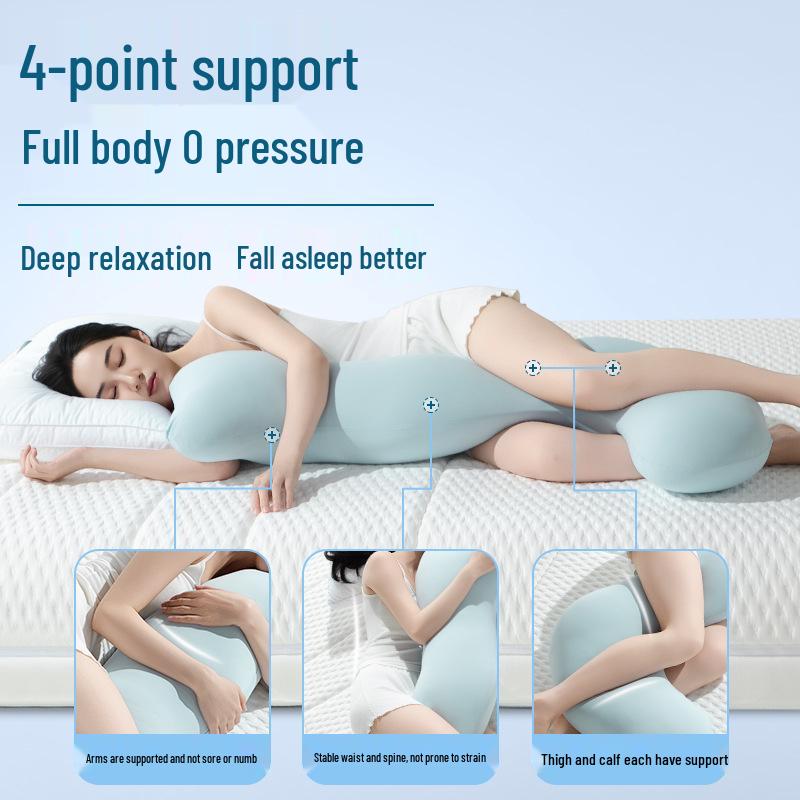 Fumei A-Class Seahorse Pillow: Removable, Washable, Large Side-Sleeping Bolster with 48-Hour Delivery, Suitable for All Seasons