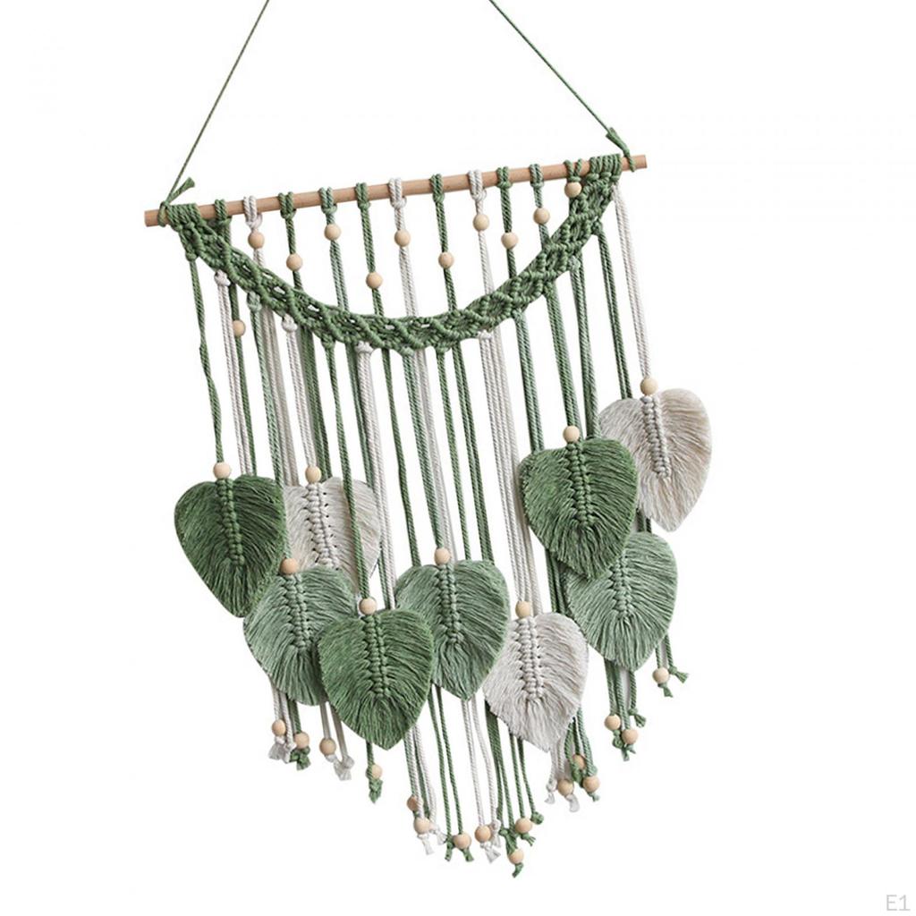 Boho Leaf Wall Tapestry - Artisanal Home Decor Piece
