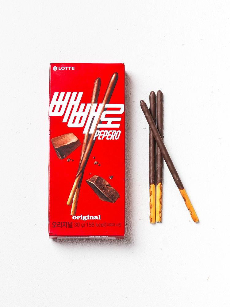 Lotte Original Pepero Chocolate Biscuit Sticks 30g 1ea