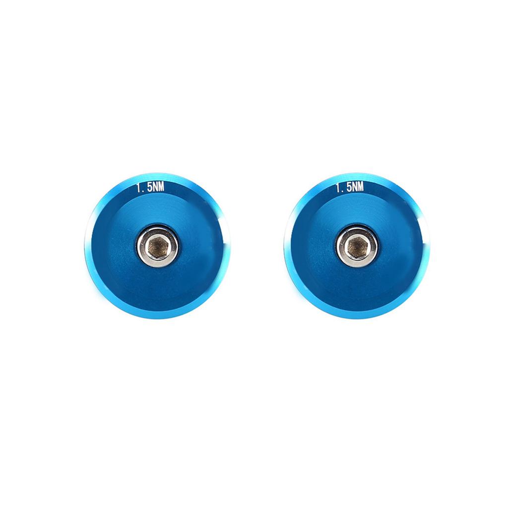 1 Pair Bike Aluminum Handlebar Grips Plug Handle Bar End Plugs Blue