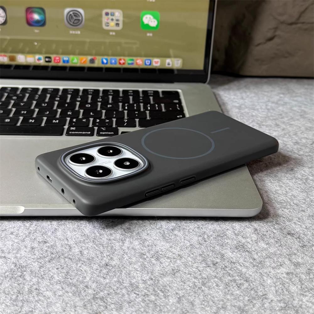 Ultra Thin Solid Color Matte Hard Case For Xiaomi Redmi Note 14 13 Pro Plus 14R 14C 13C Magnetic Wireless Charge Slim Back Cover