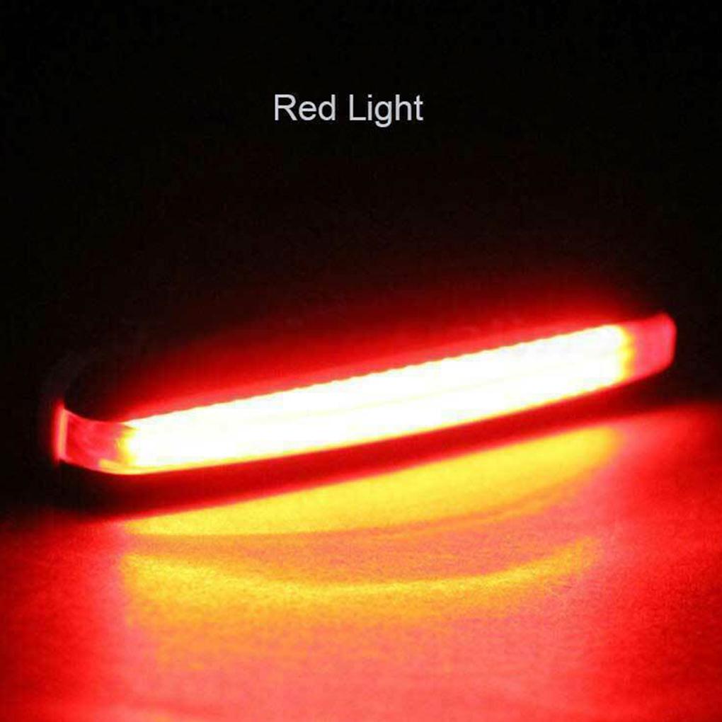 Waterproof LED Bike Tail Light Bicycle Rear Warning Lamp USB Rechargeable\