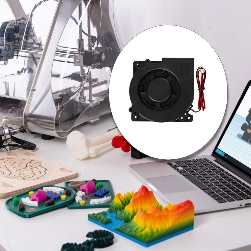 For KLP1 3D Printer Powerful Blower Fan 12W 24V 120x120x32 Efficient Quiet 12032 Cooling Fan