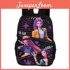 Kpop Demon Hunters Printed Oxford Backpack With Breathable Design For School Students