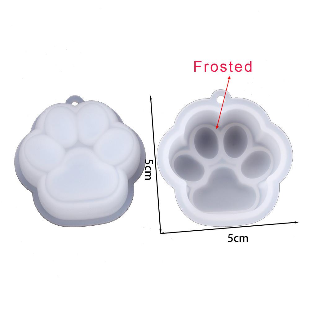 Cat Paw Pendant Silicone Mold Keychain Pendants Epoxy Resin Molds for DIY Epoxy Resin Crafting Mould Jewelry Making Crasfs