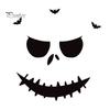 Halloween Wall Decals Skeleton Hand Pumpkin Felt Decals, Spooky Cutout Stickers, Horror Party Decorations Self Adhesive Seasonal Art for Door