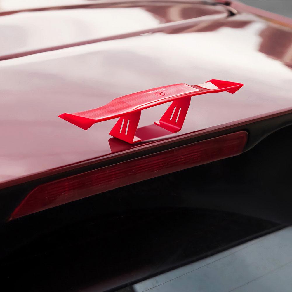2025 Hot 1pc Car Universal Mini Spoiler Mini Tail Wings Styling Decor For Mercedes Benz W204 AMG W205 W211 W176 Cla Smart W177 W
