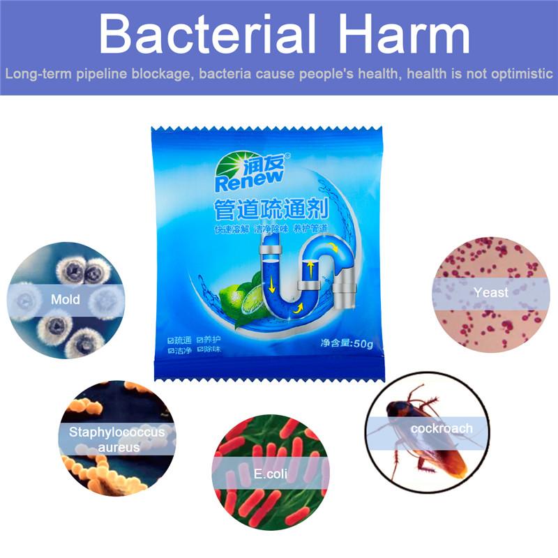 Güçlü Kanal Açıcılar Boru Temizleme Maddesi Mutfak Su Boruları Kanalizasyon Tuvalet Tıkanıklığı Aleti Temizleyici Koku Giderici Kimyasallar Lavabo Temizleyici