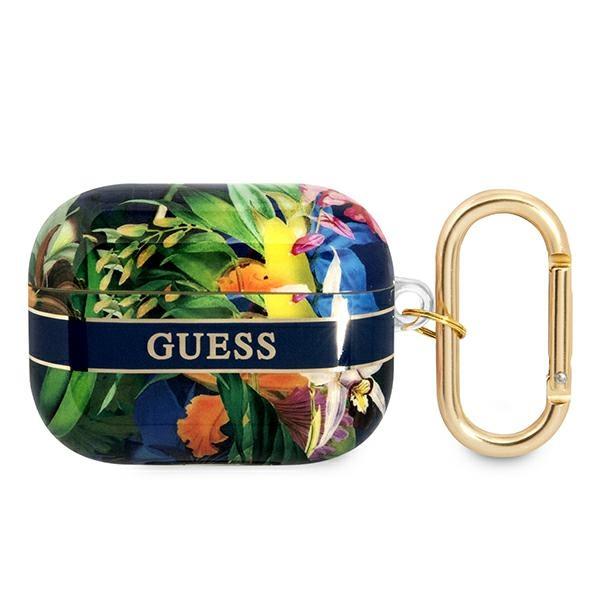 Guess Guaphhflb Airpods Pro Coverniebieski/Blue Flower Strap Collection