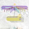 Wall Mount Rotary Drying Rack 24 Clips Underwear Hangers Folding Clothes Rack  Household