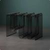 Wire Magazine Holder Side Table Modern Crafted Metal Rack End SpaceSaving for Desktop