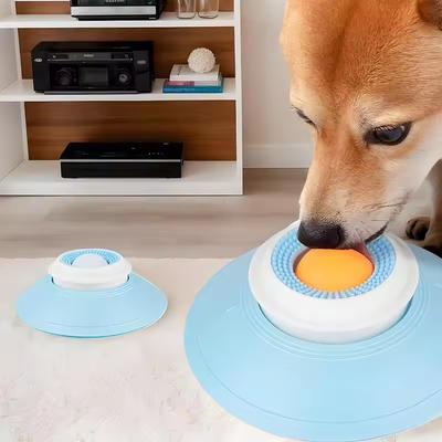 Lick Toys For Dogs Interactive Toys Dog Slow Feeder Bowl Food Dispenser Non-Slip Licking Mat For Puppy Training Enrichment Toy