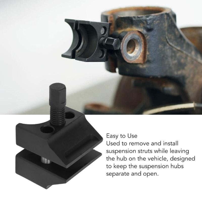 Strut Spreader Tool Universal Car Suspension Strut Split Hubs with Wrench Steering Knuckles Spreader for Most Vehicles