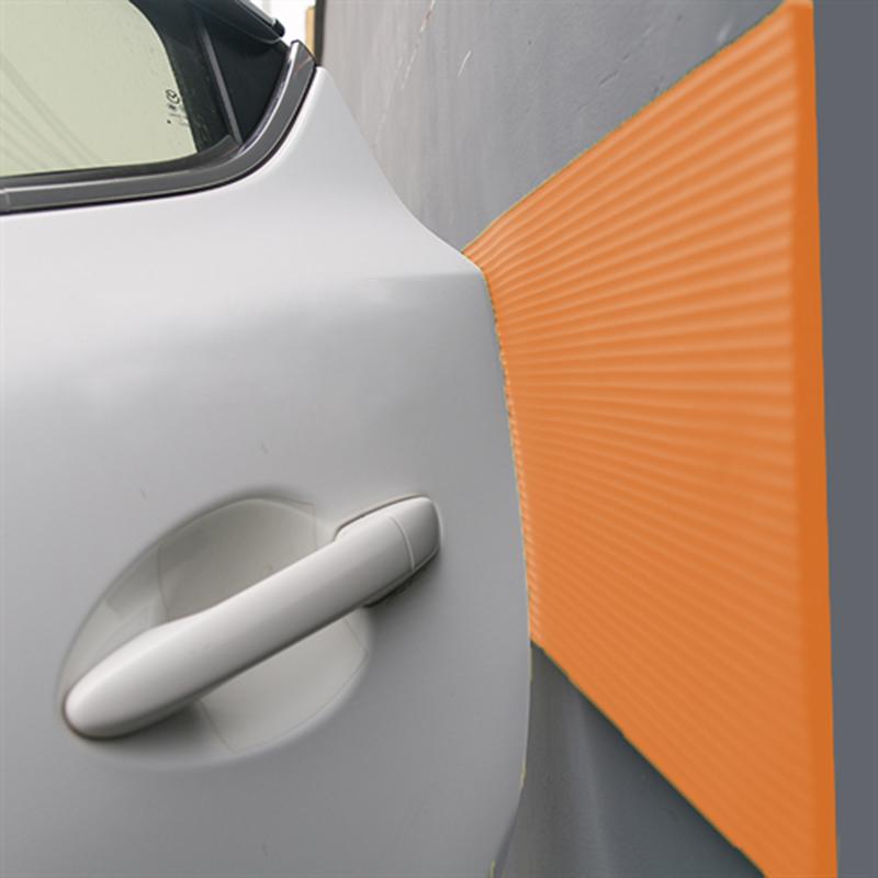 1M Anti-collision Car Door Protector Garage Wall Corner Bumper Guard Cutable Rubber Anti Scratch Strip Parking Spaces Warehouses
