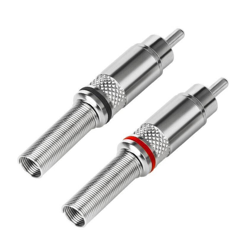 HOPECENT RCA Solder Male Coaxial Cable Connector