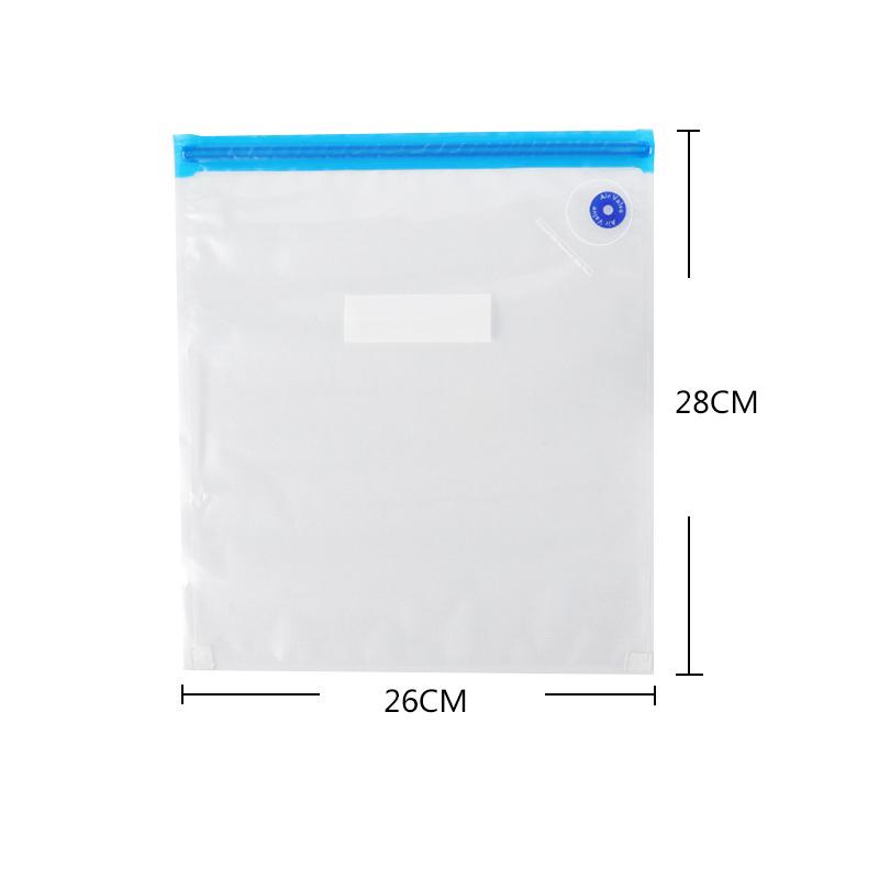1PC Reusable Vacuum Sealer Bags With Ziplock Bpa-Free Food Storage Bags For Sous Vide Meal Prep And Freezer