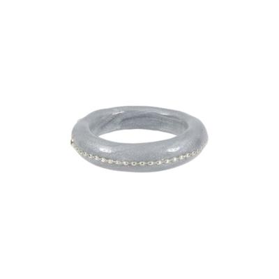 Nff Silver Radience Ring-grey