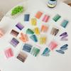 Children'S Gradual Change Of Color Simple Bb Clip Headgear Fashionable Girl One-Word Clip Side Clip Fixed Broken Hair Bangs Hairpin Card