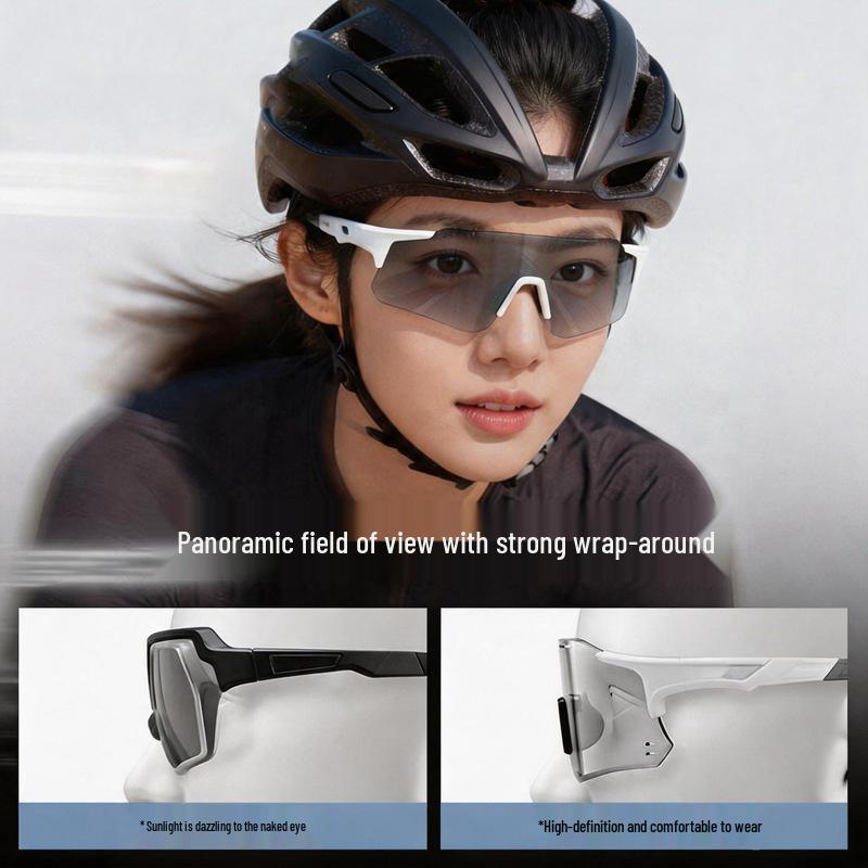 Photochromic Windproof Cycling Glasses for Men & Women - Ideal for Day/Night, Outdoor Sports, Mountaineering, Running, Driving