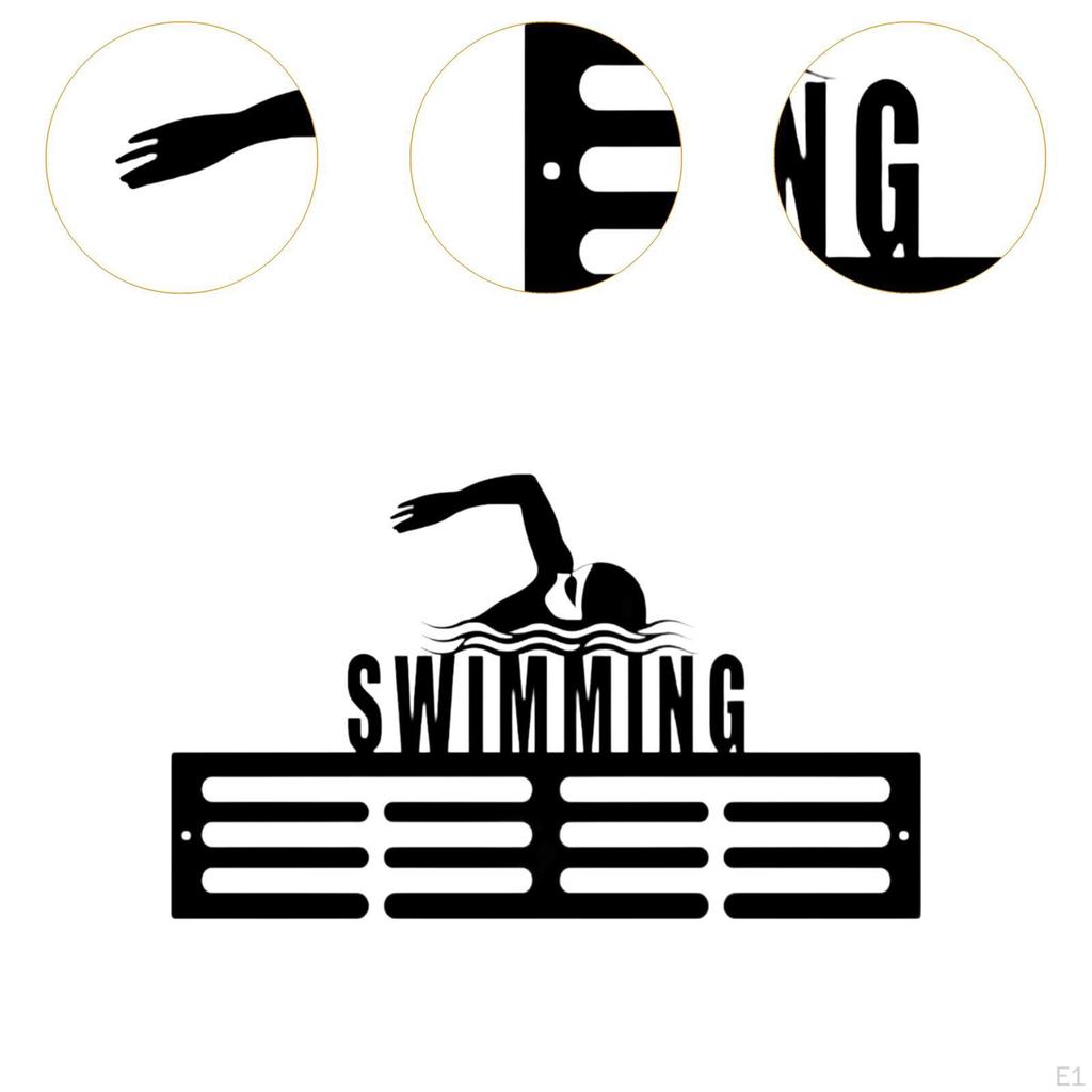 Medals Display Hanger Swim Sports Lanyard Medal Running Soccer Gymnastics Award Ribbon