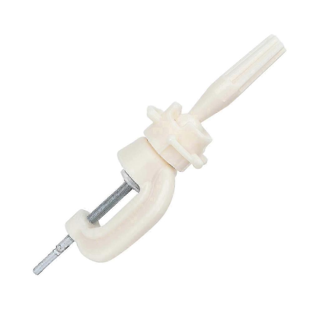 Mannequin Head Stand Height Adjustable 90 Degree Rotation Wig Head Clamp Holder for Hair Salon