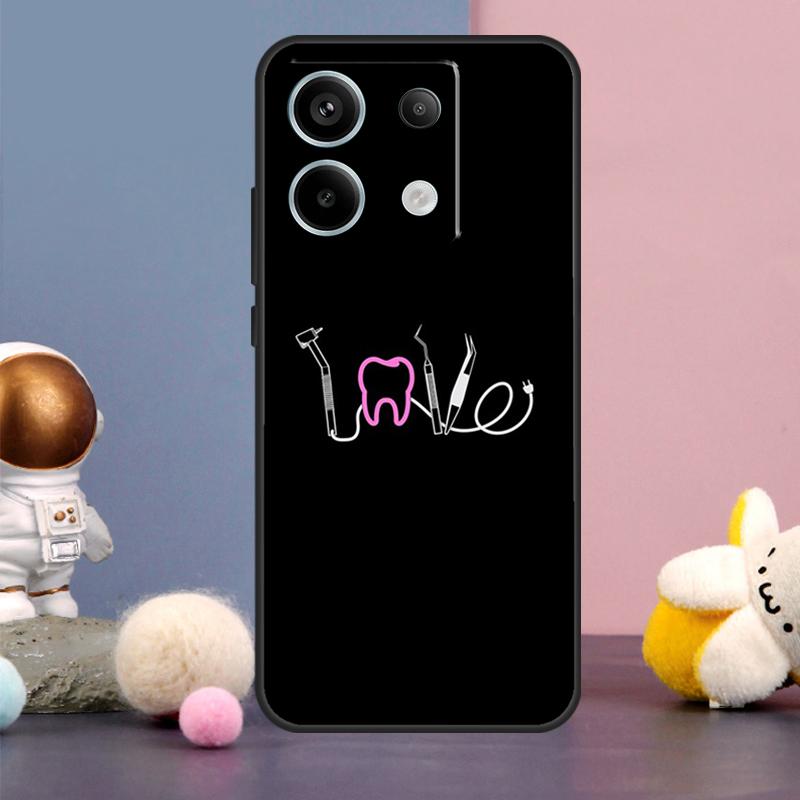

Стоматолог Зубной Зубы Зубной Доктор Чехол Для Xiaomi Redmi Note 14 9 10 11 12 13 15 Pro Plus Redmi 15 15C 14C 10C 12C 13C Обложка Redmi 14C