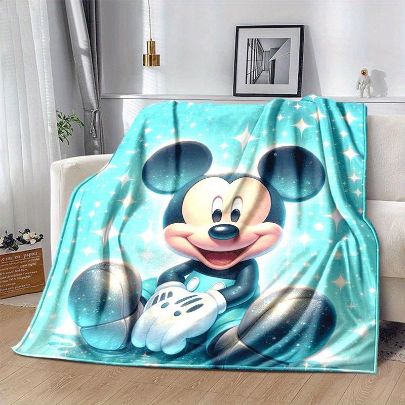 1pc Mickey Printing Blanket - Soft, All-Season Throw for Living Room, Bedroom,Personalized Gift with Adorable Cartoon Design