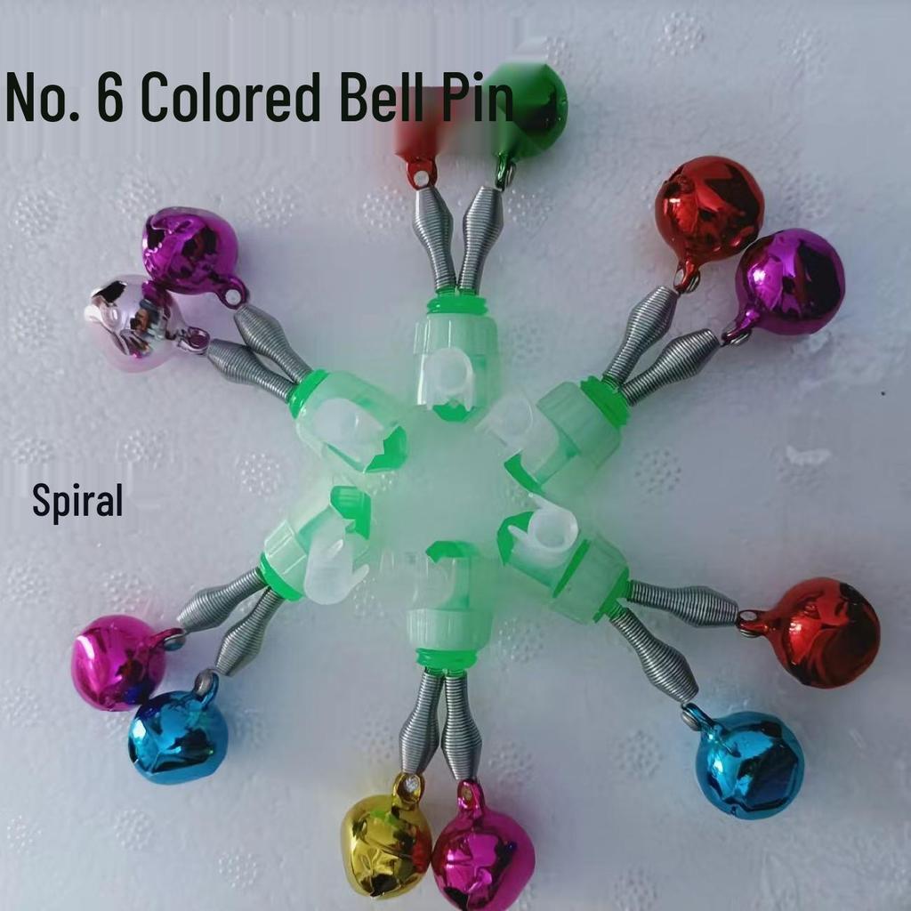 Colorful High Sensitivity Fishing Bell for Sea Rods – Anti-Drop Design