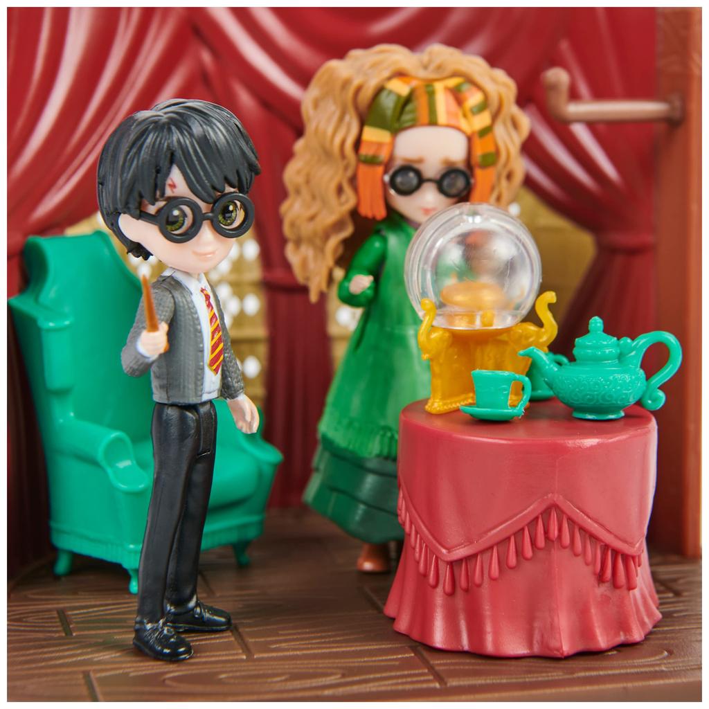 Harry Magical Minis Hogwarts Divination 2 Exclusive Figures and 6 Easter Basket Kids Toys Potter, Classroom, Accessories, Gifts,