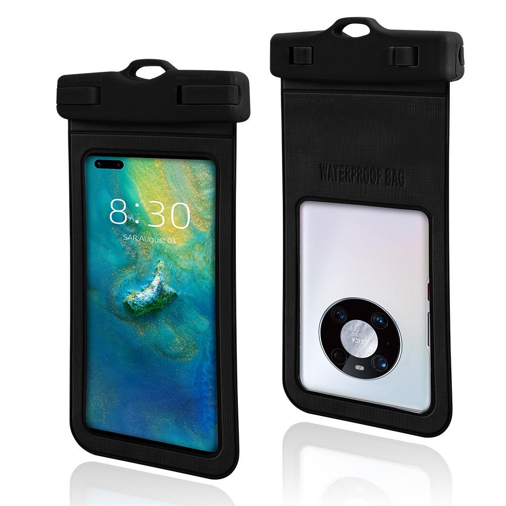 Large Waterproof Protective Case for Touchscreen Phones – Ideal for Rafting, Diving, and Swimming