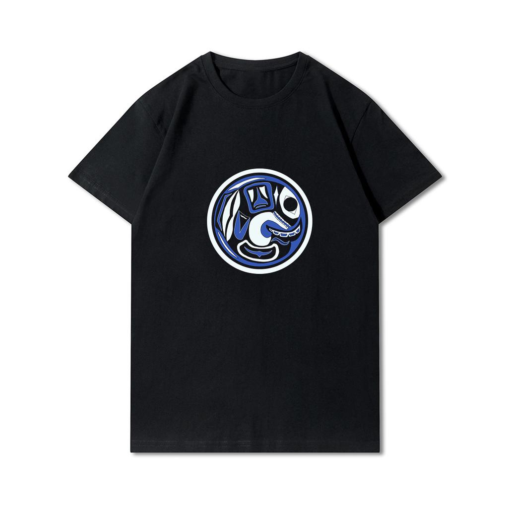 Anime 100 Muster Sommer-T-Shirts für Frauen Panda Tier bedruckt lässige Kurzarm-Oberteile 100 % Baumwolle Übergröße O-Ausschnitt T-Shirts