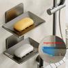 Wall Mounted Soap Dish Holder Single Layer Shower Soap Saver Heavy Duty Soap Tray  Shower