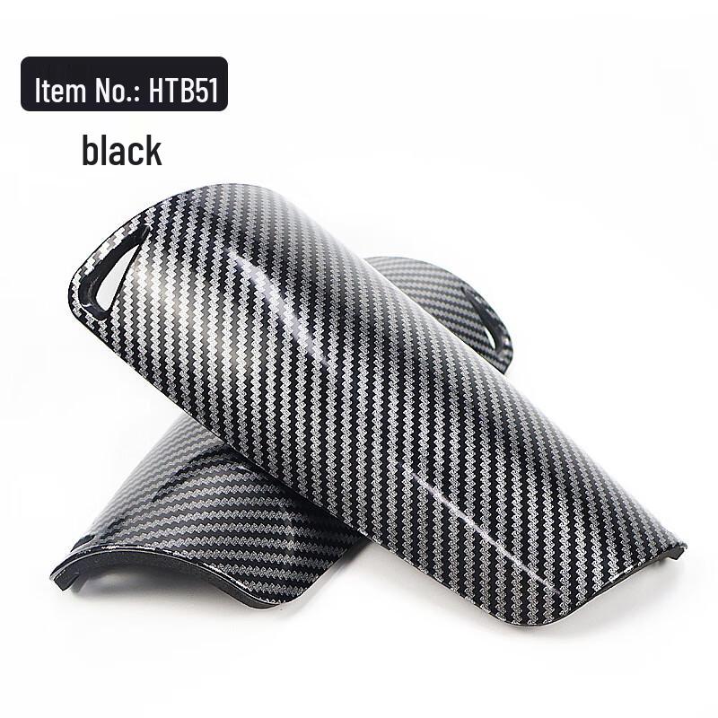 Carbon Pattern Football Shin Guards